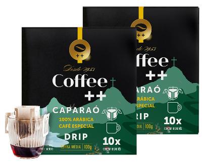 Café Especial Em Sachê Coffee Mais DRIP Coffee Caparaó, 20 Unidades