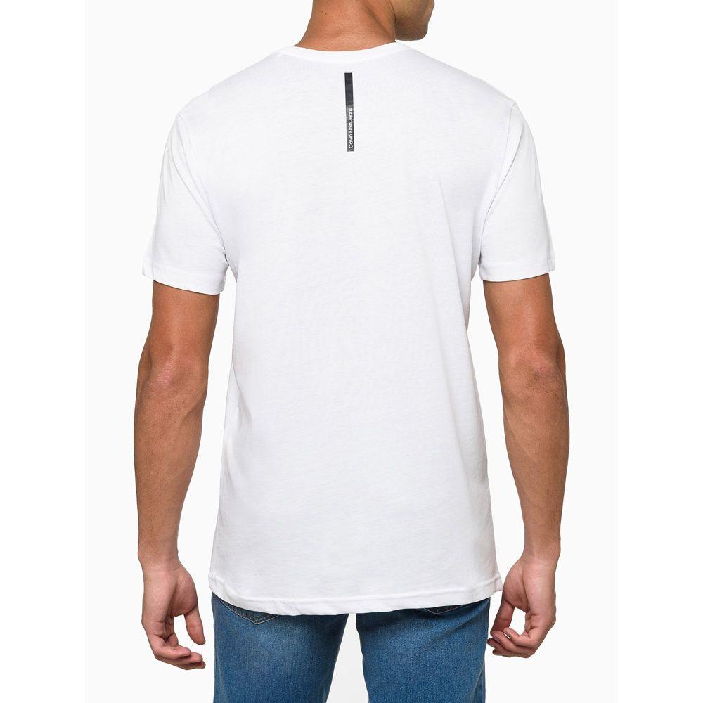 Camiseta Masculina Retângulo Calvin Klein Jeans - Branco - 3
