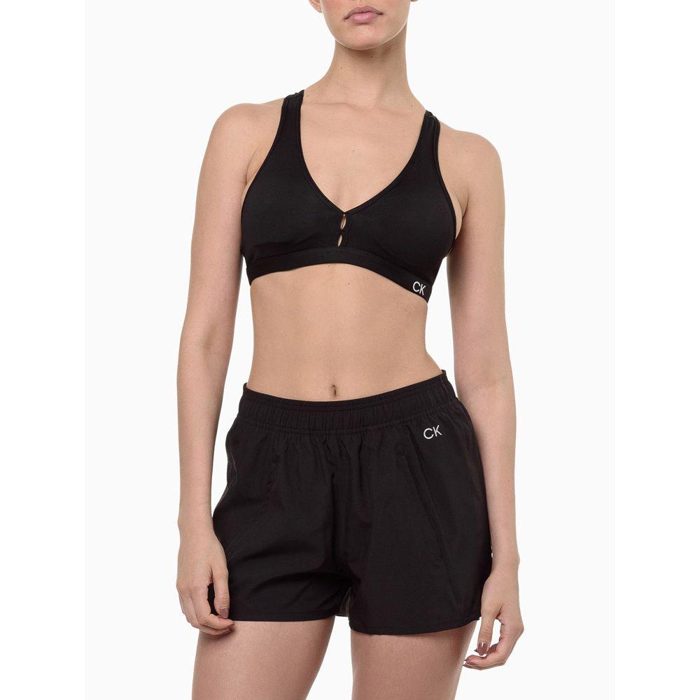 Short Feminino Com Bermuda Compressão Calvin Klein Performance - Preto - 1