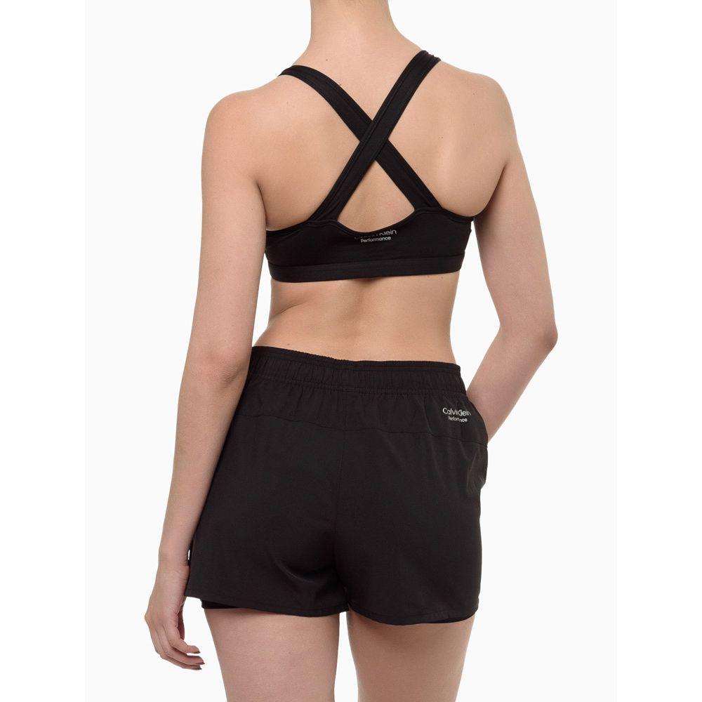 Short Feminino Com Bermuda Compressão Calvin Klein Performance - Preto - 3
