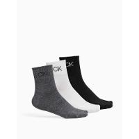 Kit 3 Pares Meia Cano Médio Calvin Klein - Multi - 1