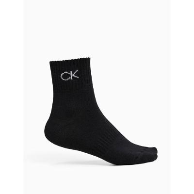 Kit 3 Pares Meia Cano Médio Calvin Klein - Preto