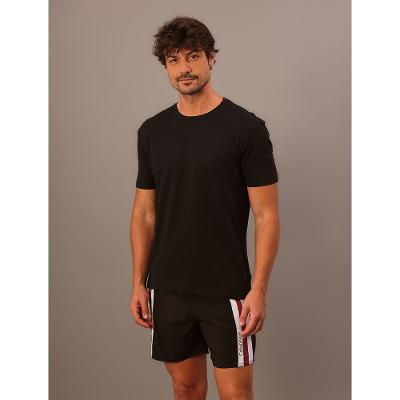 Camiseta Masculina de Algodão Essentials Minimalista Calvin Klein Jeans - Preto