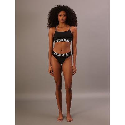 Sutiã Alças Faixa Micro Intense Power Calvin Klein Feminina Underwear - Preto