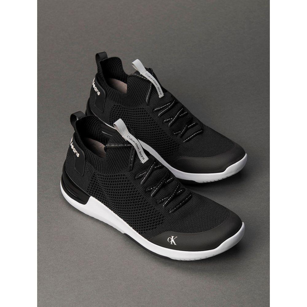 Tênis Masculino Baixo Air Knitt Calvin Klein Jeans - Preto - 3