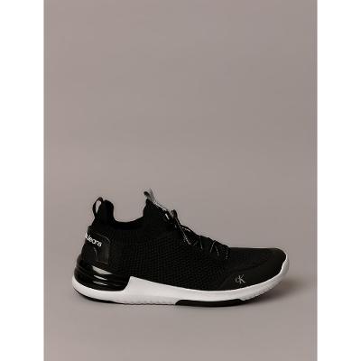 Tênis Masculino Baixo Air Knitt Calvin Klein Jeans - Preto