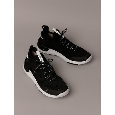 Tênis Masculino Baixo Air Knitt Calvin Klein Jeans - Preto