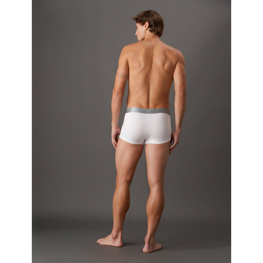 Cueca Masculina Low Rise Trunk Cotton Icon Calvin Klein Underwear - Branco - 2