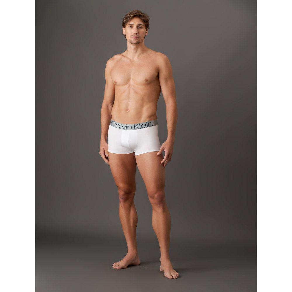 Cueca Masculina Low Rise Trunk Cotton Icon Calvin Klein Underwear - Branco - 3