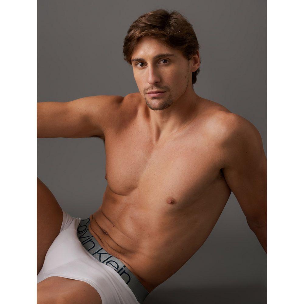 Cueca Masculina Low Rise Trunk Cotton Icon Calvin Klein Underwear - Branco - 5
