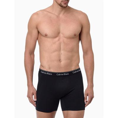 Cueca Boxer Básica Elástico Logo - Preto