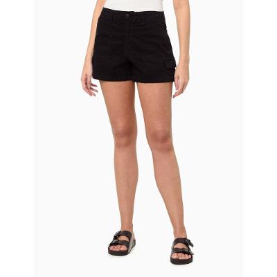 Shorts Feminino Color Cintura Alta Cargo Calvin Klein Jeans - Preto