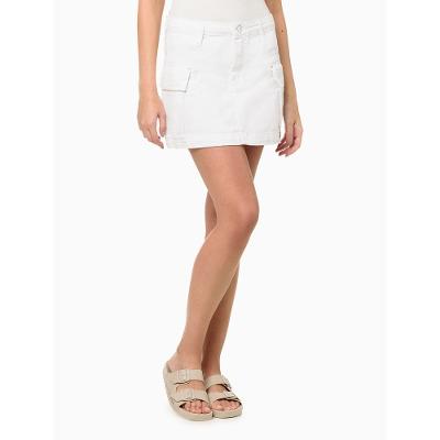 Saia Feminina Cargo Calvin Klein Jeans - Branco 2