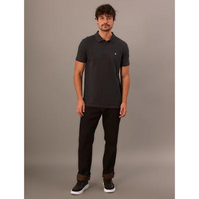 Polo Masculina Manga Curta Piquet Calvin Klein Jeans - Marinho