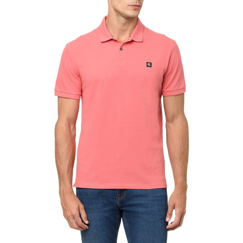 Polo Masculina Premium Calvin Klein Jeans - Melancia - 1