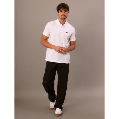 Polo Masculina Manga Curta Piquet Calvin Klein Jeans - Branco 2