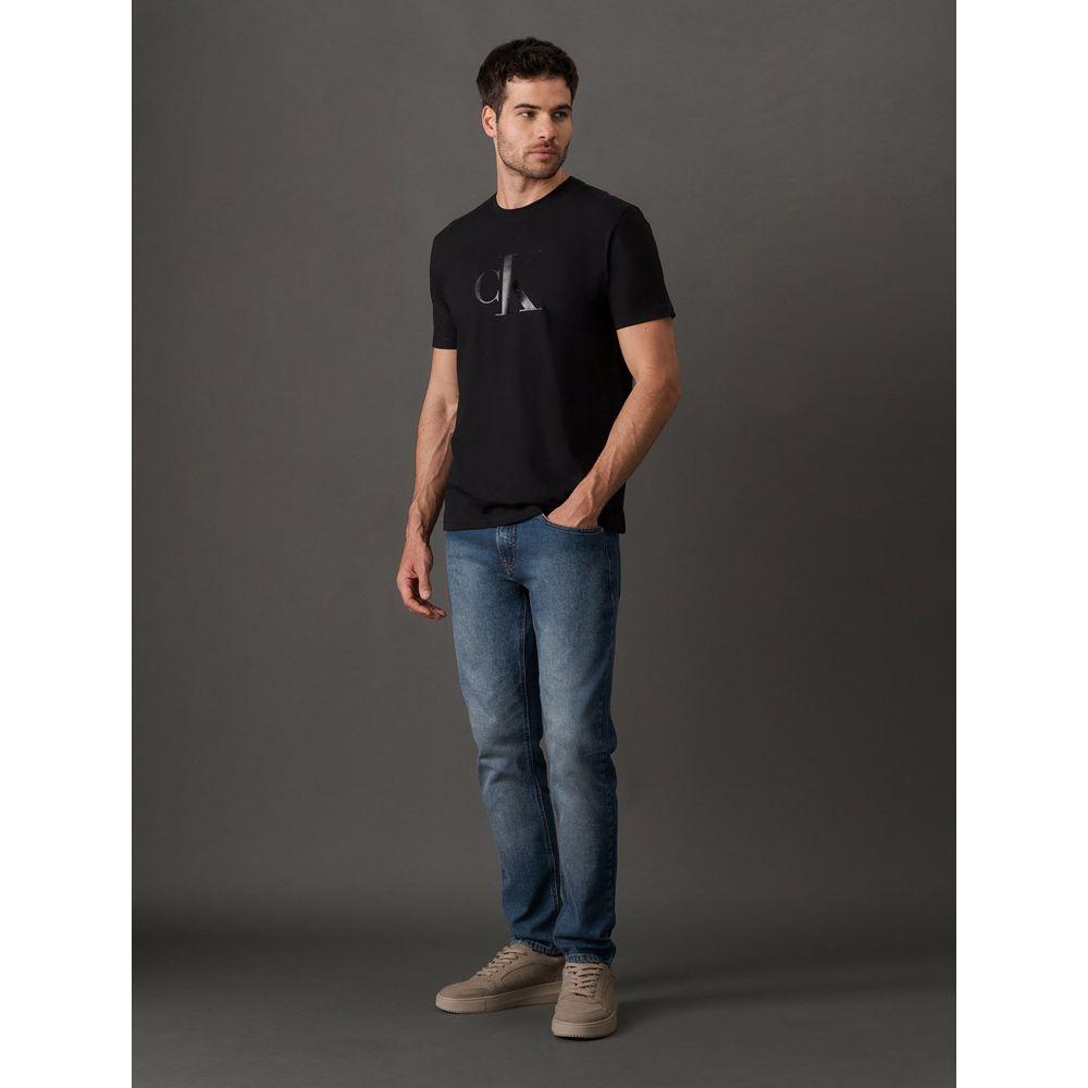 Camiseta Masculina Manga Curta Gel Calvin Klein Jeans - Preto - 3