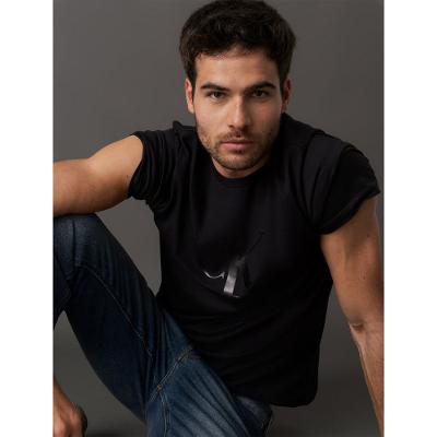 Camiseta Masculina Manga Curta Gel Calvin Klein Jeans - Preto