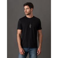 Camiseta Masculina Manga Curta Gel Calvin Klein Jeans - Preto - 1