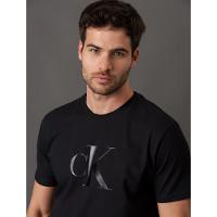 Camiseta Masculina Manga Curta Gel Calvin Klein Jeans - Preto