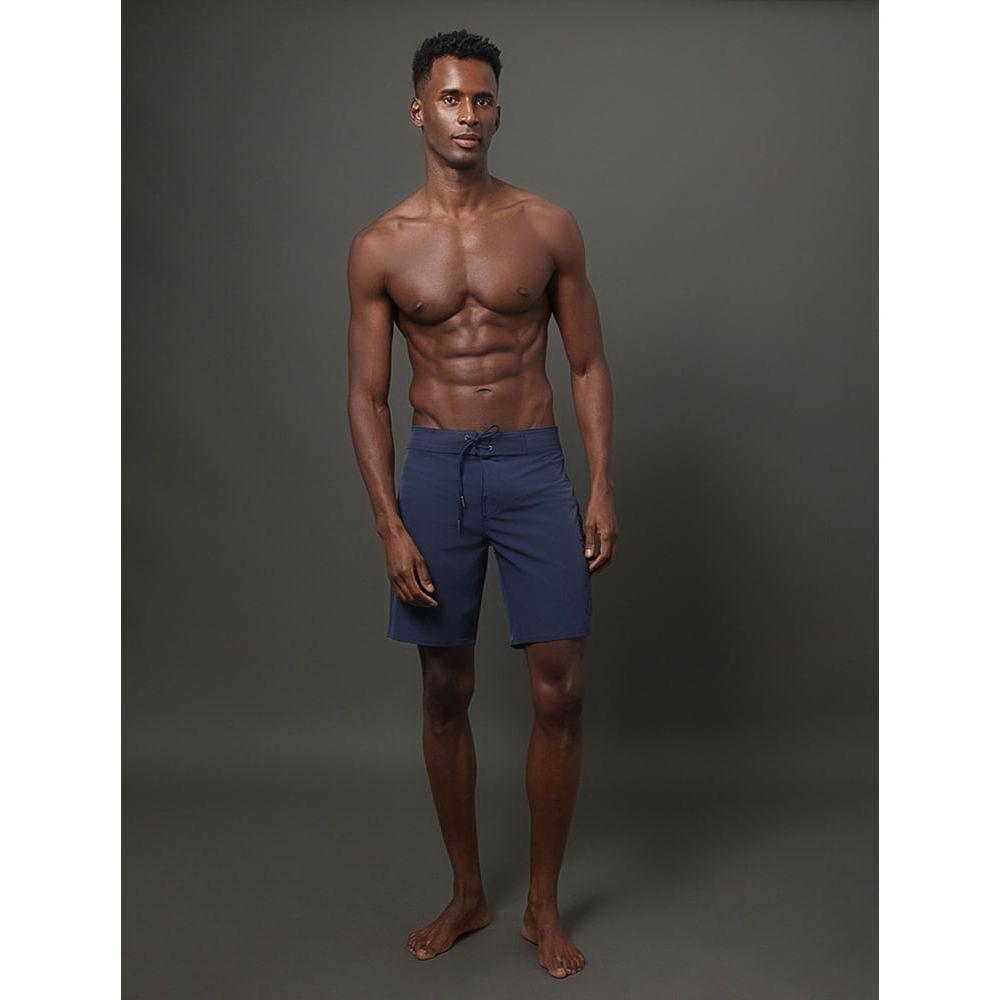 Bermuda D'Água Lisa Calvin Klein Swimwear - Marinho - 1