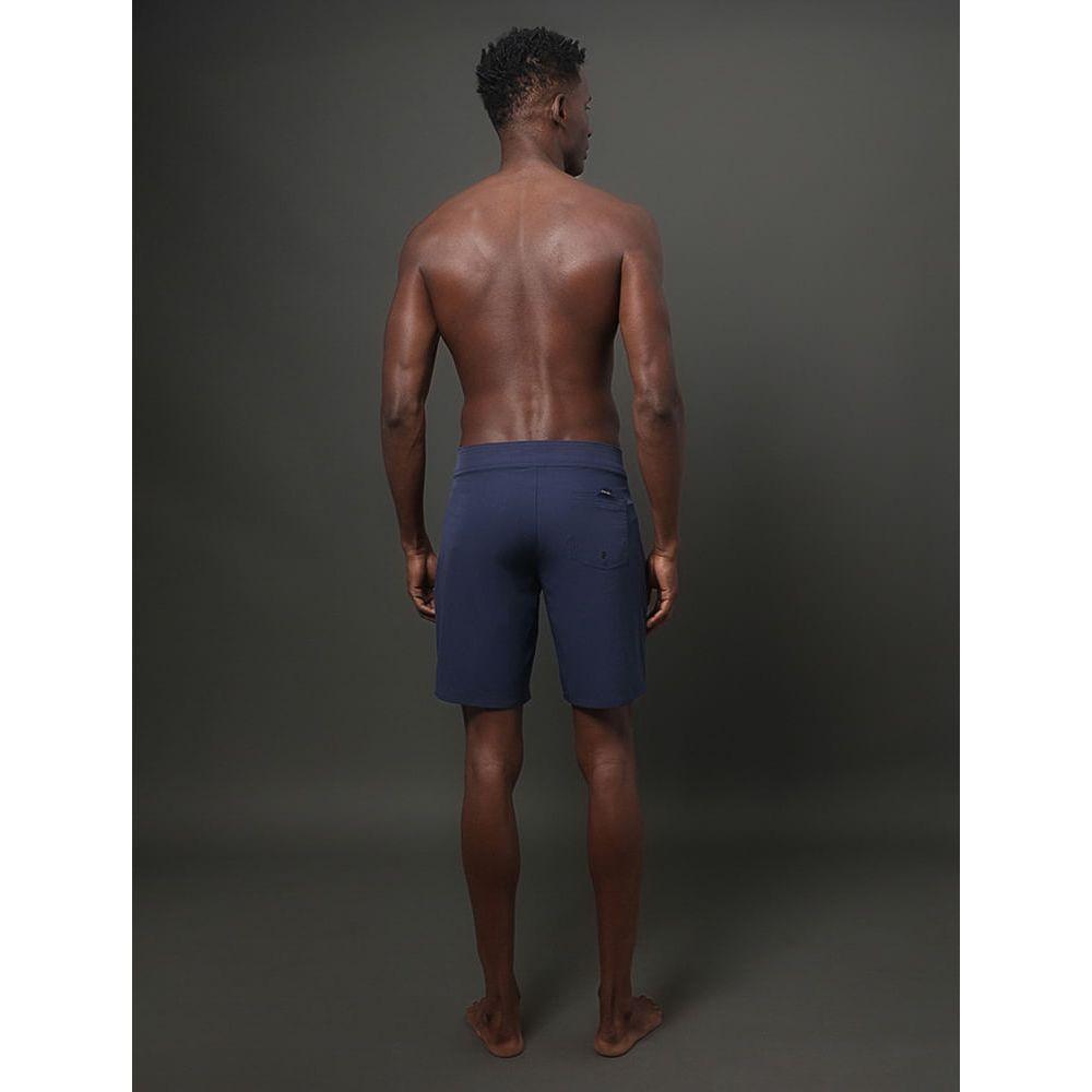 Bermuda D'Água Lisa Calvin Klein Swimwear - Marinho - 2