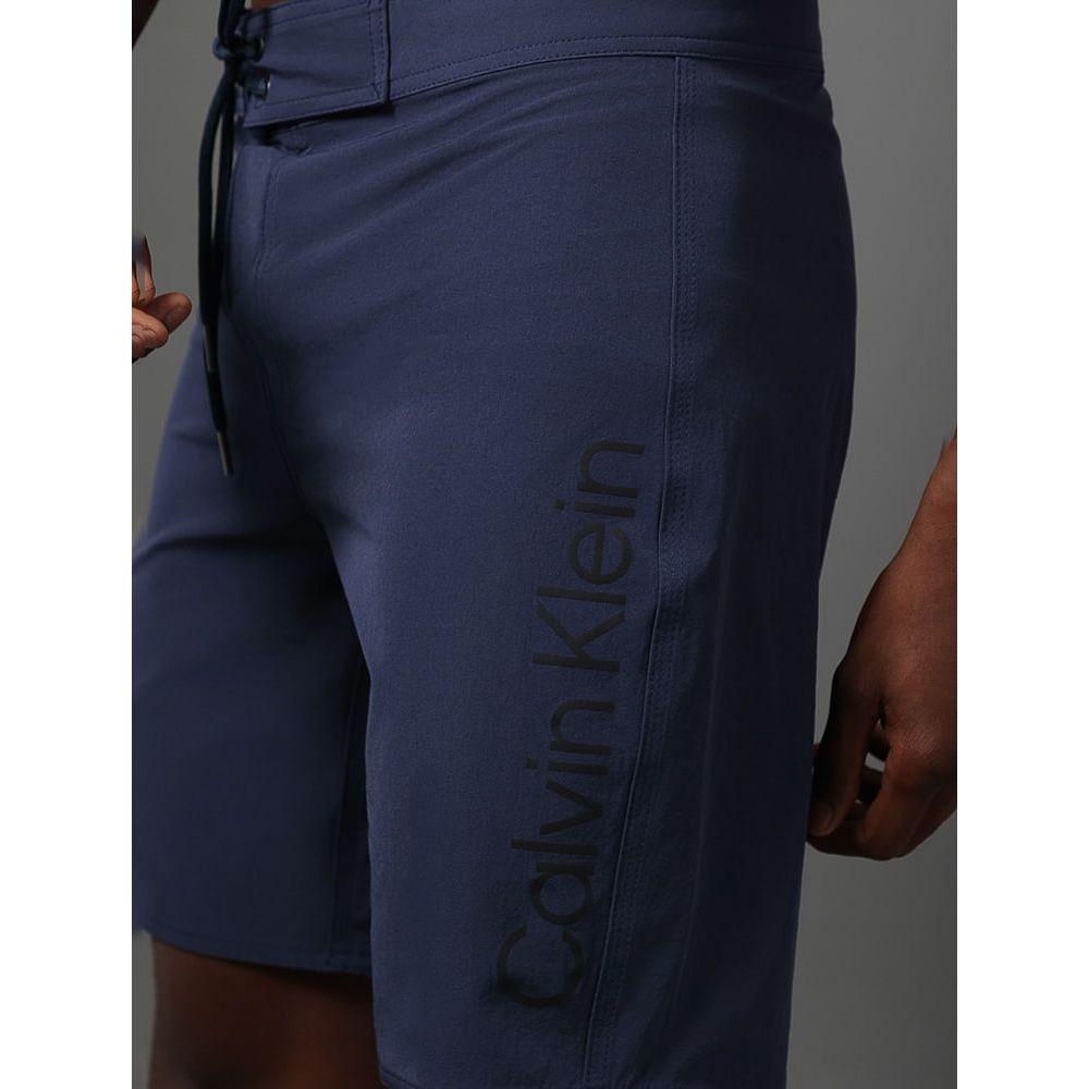 Bermuda D'Água Lisa Calvin Klein Swimwear - Marinho - 4