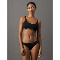 Calcinha Tanga Modern Cotton Seamless Calvin Klein Underwear - Preto - 1