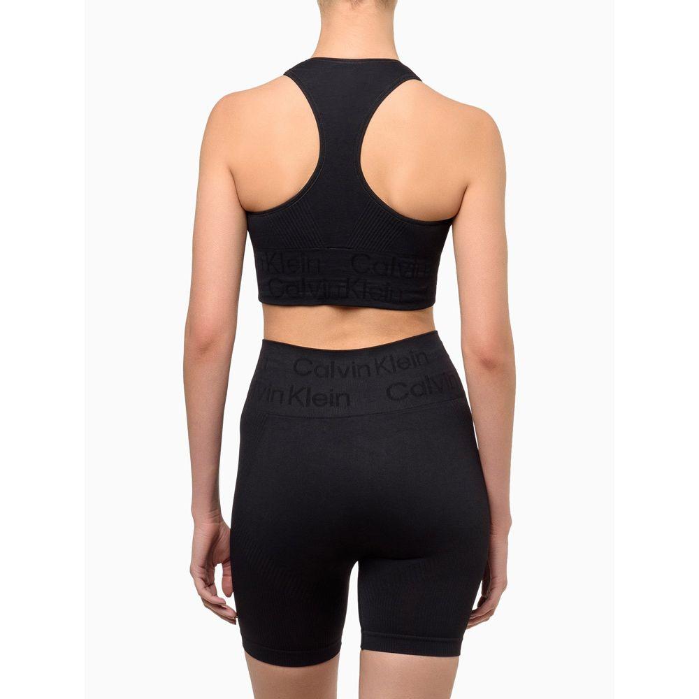 Short Feminino Tonal Logo Seamless Calvin Klein Sport - Preto - 3