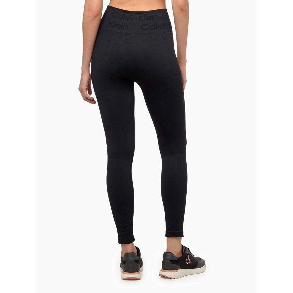 Calça Legging Feminina Tonal Seamless Calvin Klein Sport - Preto - 3