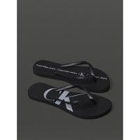 Chinelo Feminino Logo Corrido Calvin Klein Jeans - Preto - 2