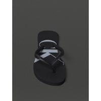 Chinelo Feminino Logo Corrido Calvin Klein Jeans - Preto - 4