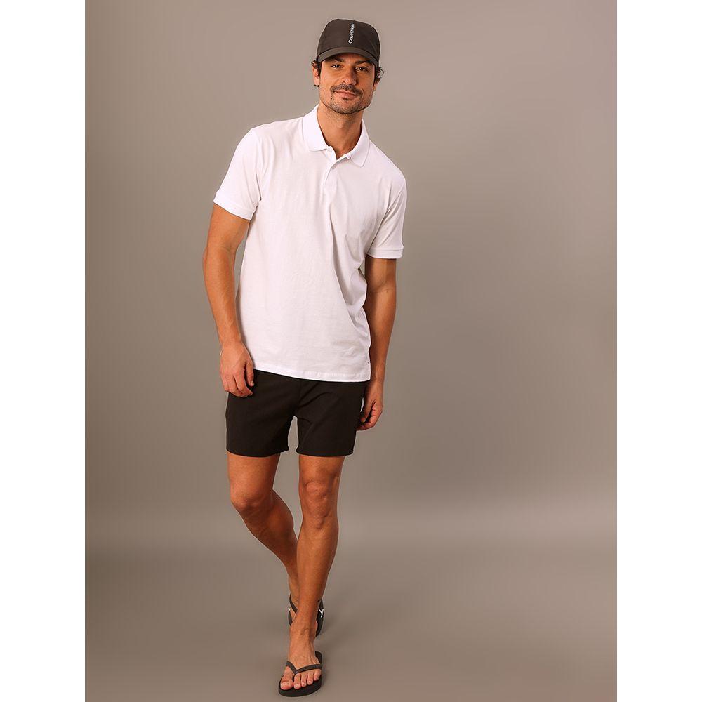 Short D'Água Masculino Elástico Calvin Klein Swimwear - Preto - 5