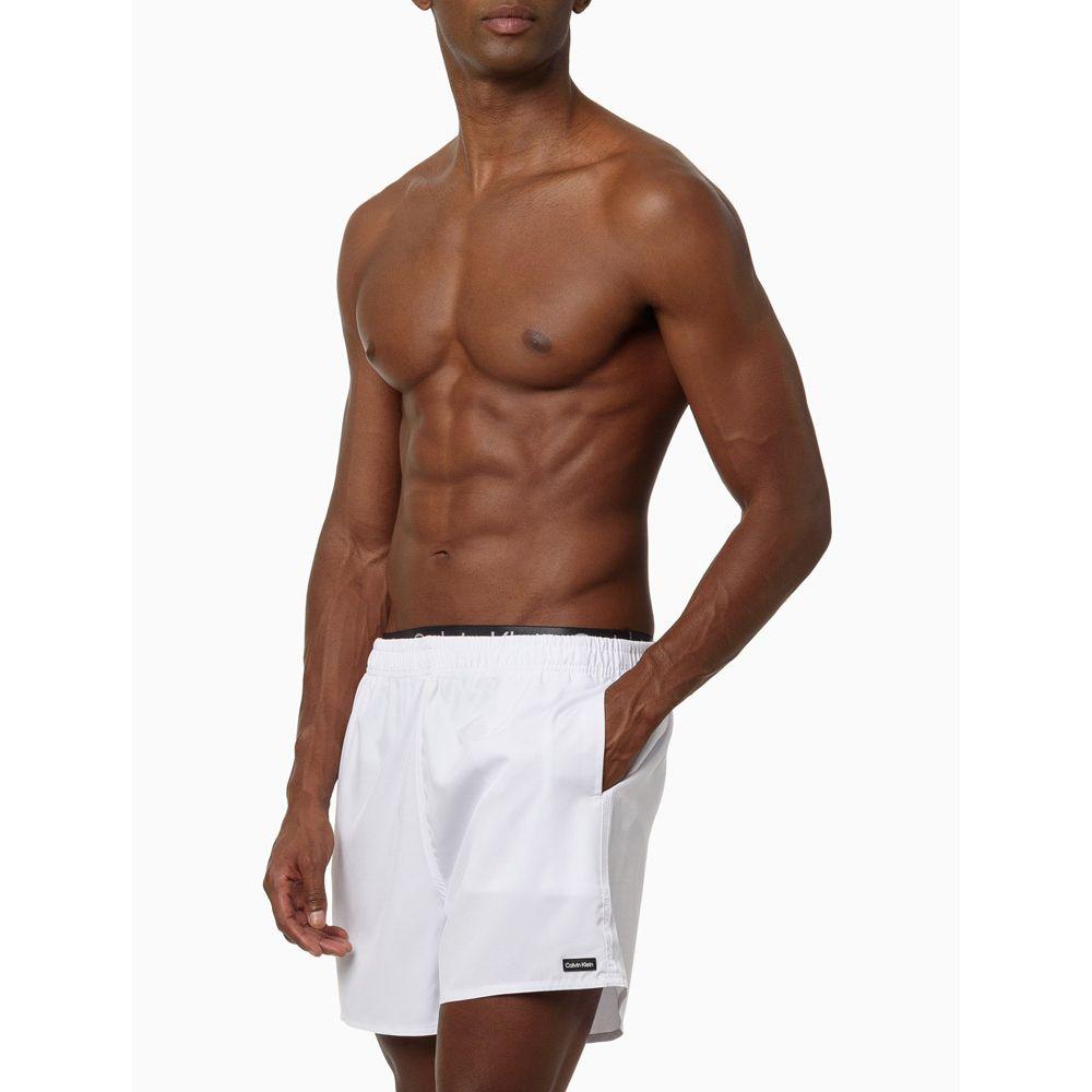 Short D'Água Masculino Elástico Calvin Klein Swimwear - Branco 2 - 1