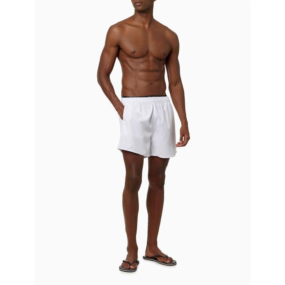 Short D'Água Masculino Elástico Calvin Klein Swimwear - Branco 2 - 2
