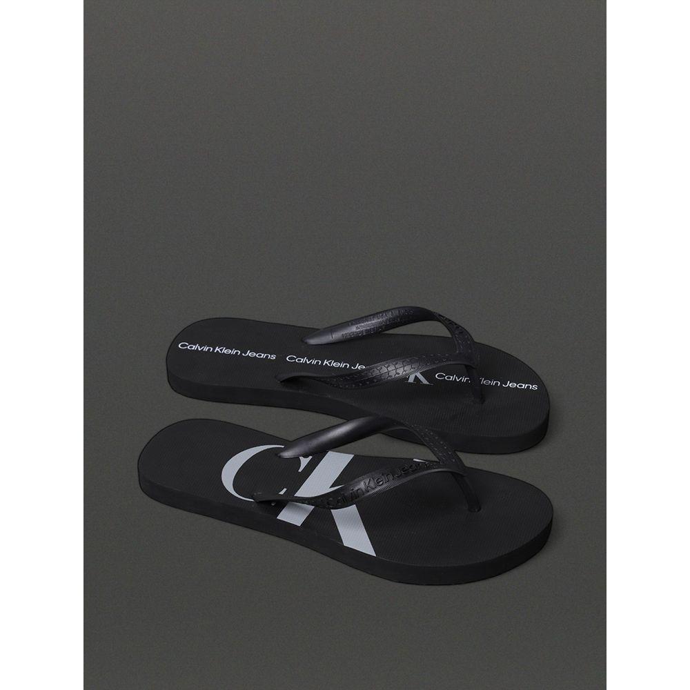 Chinelo Masculino Logo Corrido Calvin Klein Jeans - Preto - 2