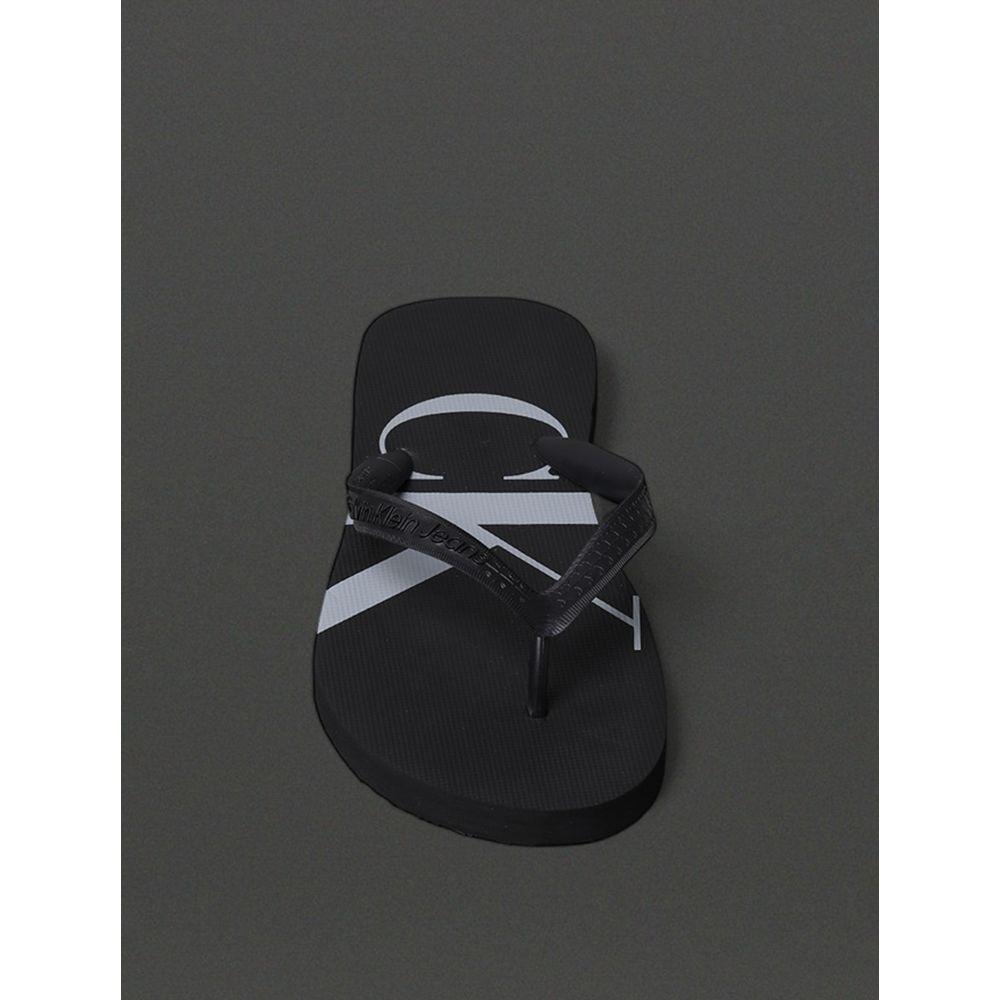 Chinelo Masculino Logo Corrido Calvin Klein Jeans - Preto - 4