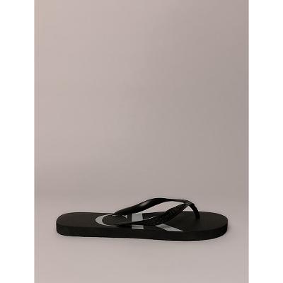 Chinelo Masculino Calvin Klein Jeans Com Logo - Preto