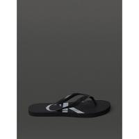 Chinelo Masculino Logo Corrido Calvin Klein Jeans - Preto - 1