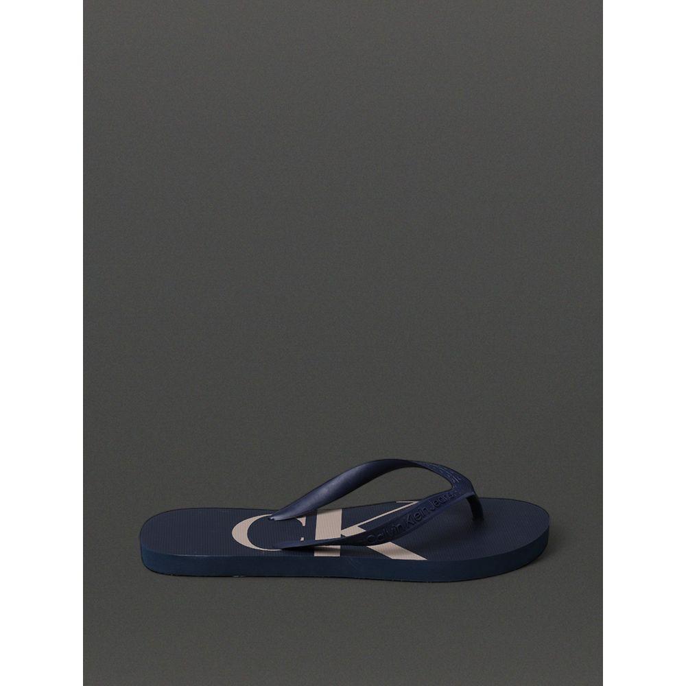 Chinelo Masculino Logo Corrido Calvin Klein Jeans - Marinho - 1