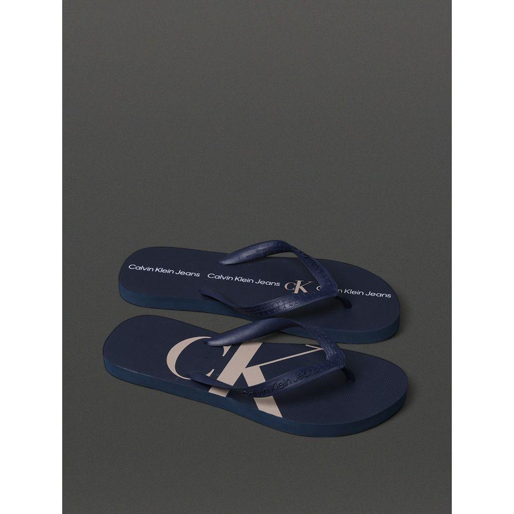 Chinelo Masculino Logo Corrido Calvin Klein Jeans - Marinho - 2