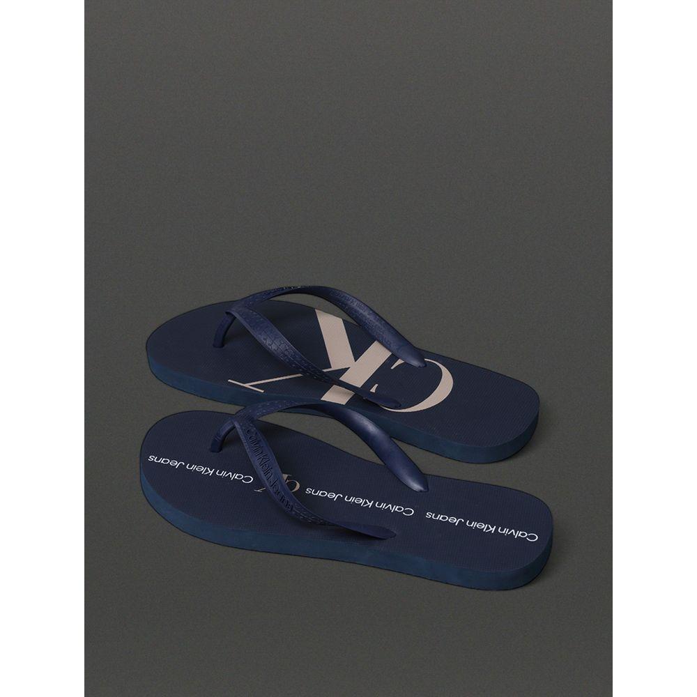 Chinelo Masculino Logo Corrido Calvin Klein Jeans - Marinho - 3