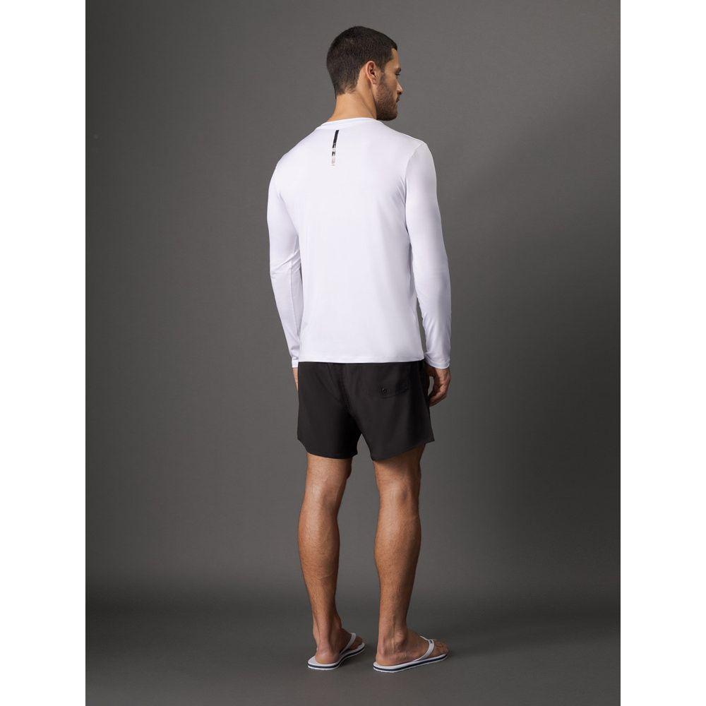 Short D'Água Masculino Elástico Liso Calvin Klein Swimwear - Preto - 2