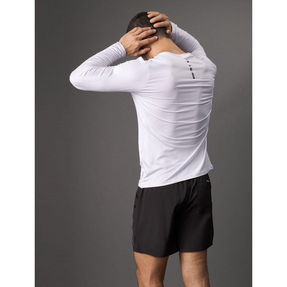 Short D'Água Masculino Elástico Liso Calvin Klein Swimwear - Preto - 5