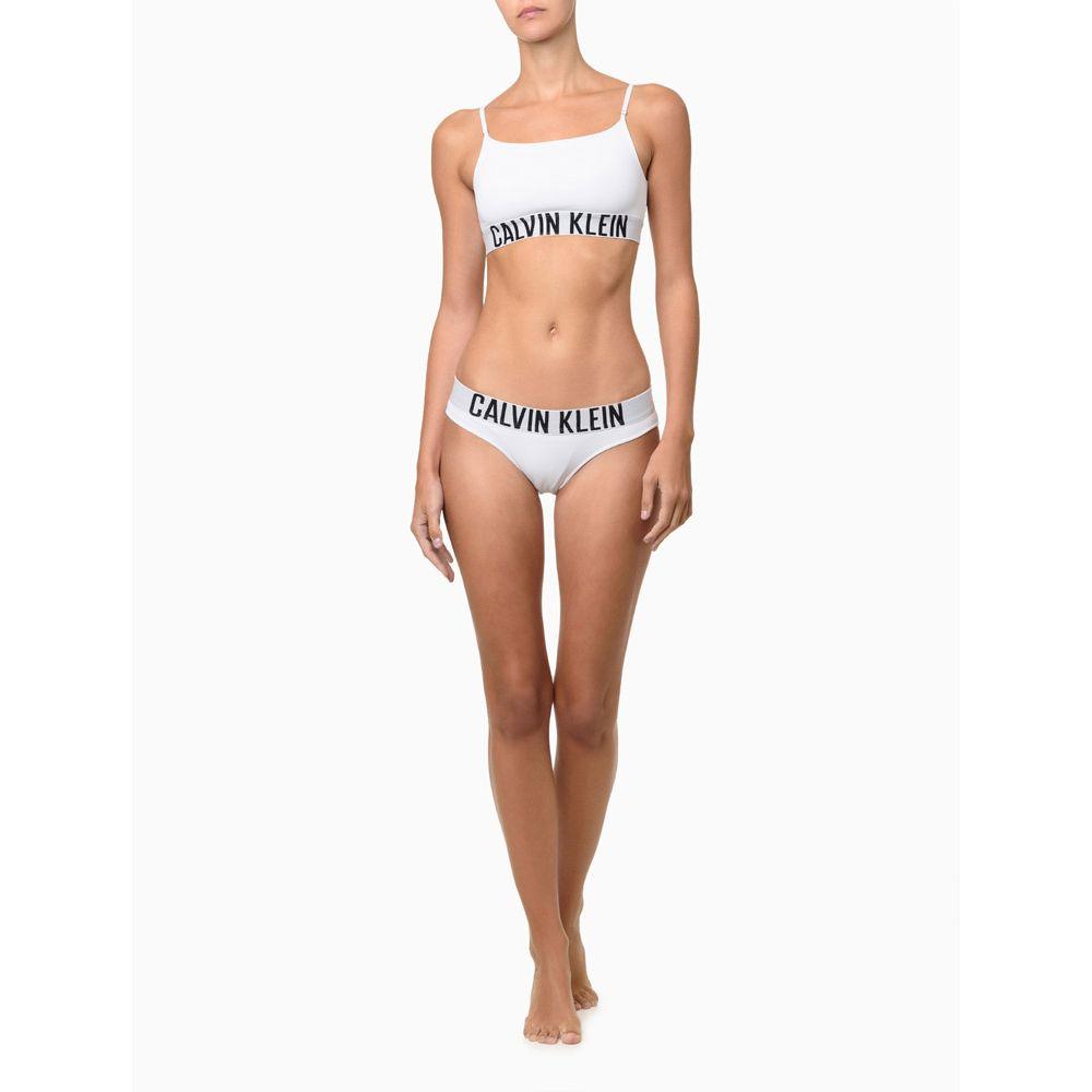 Calcinha Tanga Micro Intense Power Calvin Klein Underwear - Branco/Branco - 2