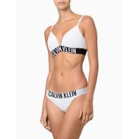 Calcinha Fio Dental Micro Intense Power Calvin Klein Underwear - Branco/Branco - 1