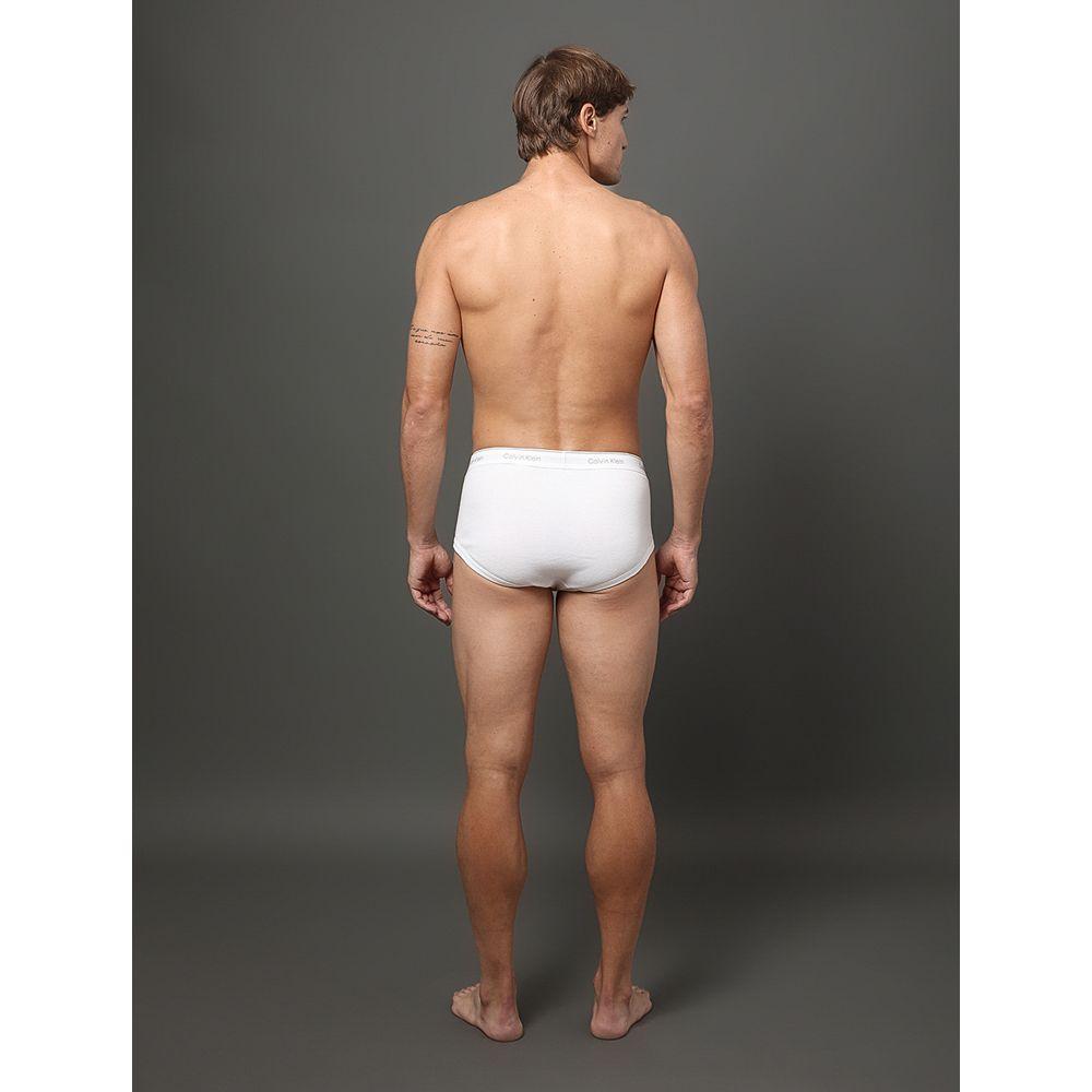 Kit 3 Cuecas Brief Cotton Rib Calvin Klein - White - 2