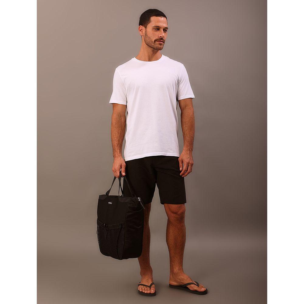 Camiseta Manga Curta Swimwear Logo Costas Calvin Klein Swimwear - Branco - 5