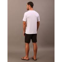 Camiseta Manga Curta Swimwear Logo Costas Calvin Klein Swimwear - Branco