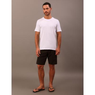 Camiseta Manga Curta Swimwear Logo Costas Calvin Klein Swimwear - Branco